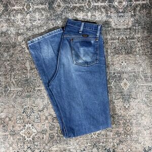 Vintage Wrangler 13mwz Cowboy Cut Jeans Sz 34x36 Stained